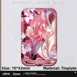 miHoYo HSR Amphoreus' Saga of Heroes Series Shiny Ticket Tinplate Badge Collectible Accessories